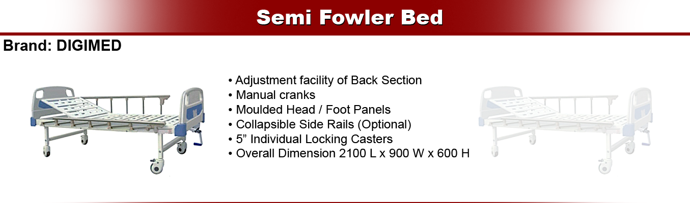 Semi Fowler Bed