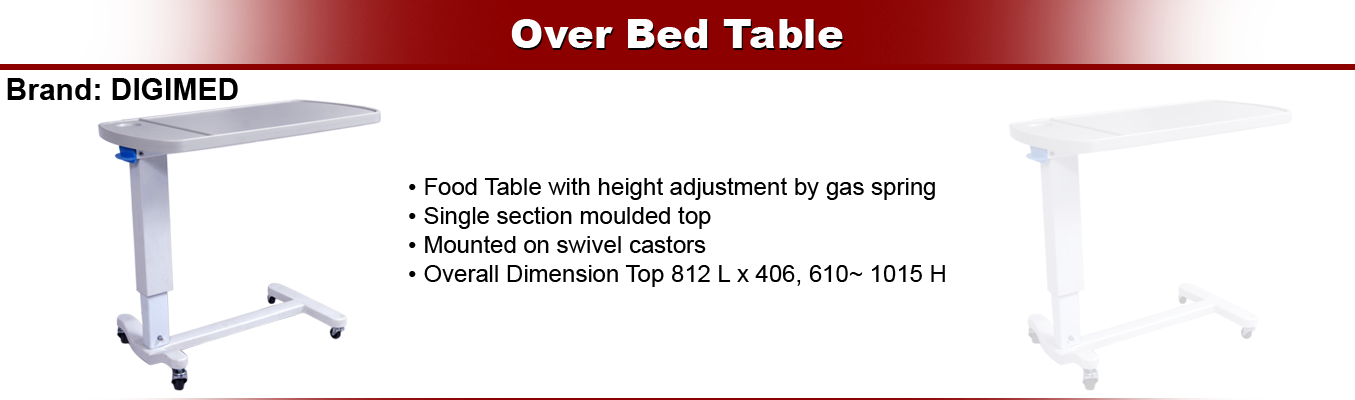 Over Bed Table Gas Spring